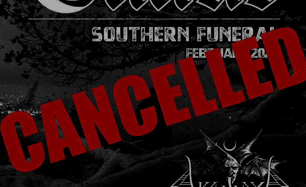 Taake tour cancellation image used as the feature image for article